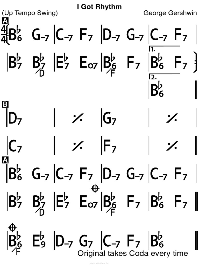 I Got Rhythm | PDF