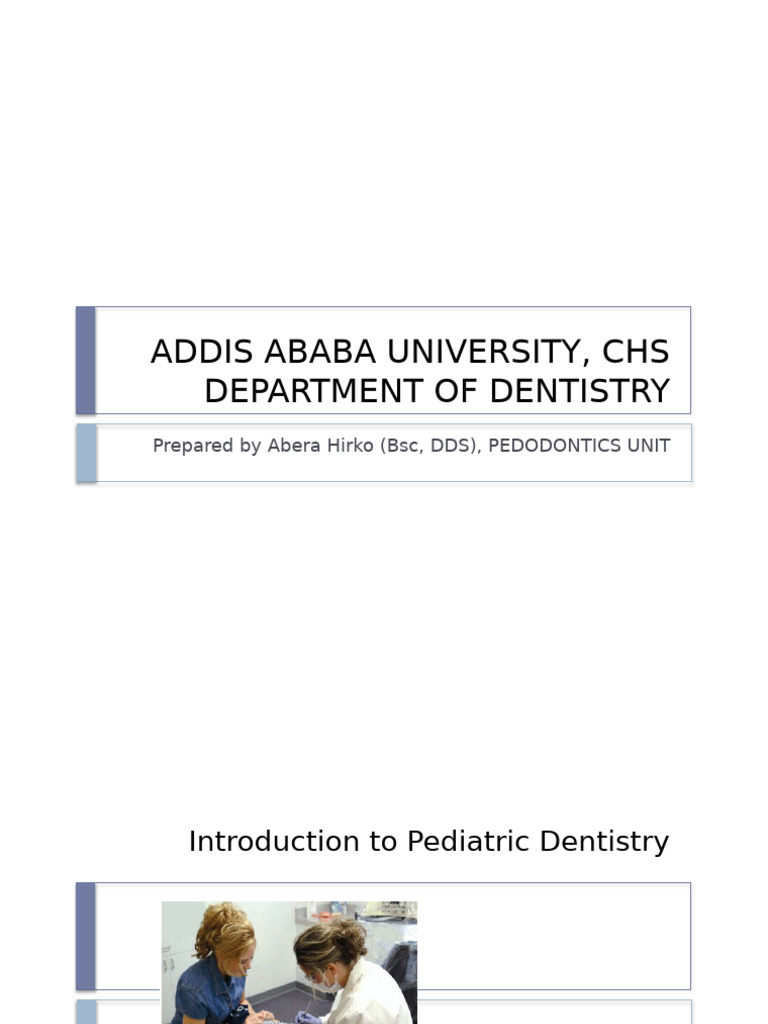Introduction to Pediatric Dentistry | PDF | Tooth Enamel | Human Tooth