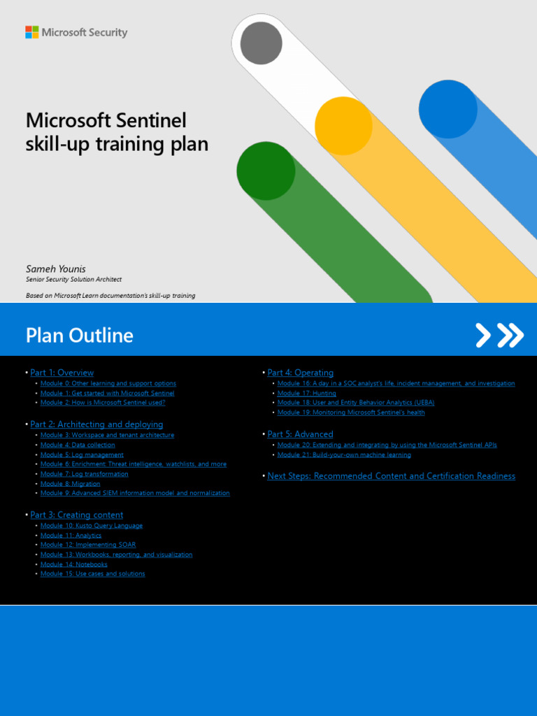 Microsoft Sentinel Training Overview | PDF | Microsoft Azure | Microsoft