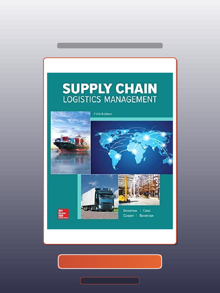 Supply Chain Logistics Management 5th Edition by Donald Bowersox Ebook ...