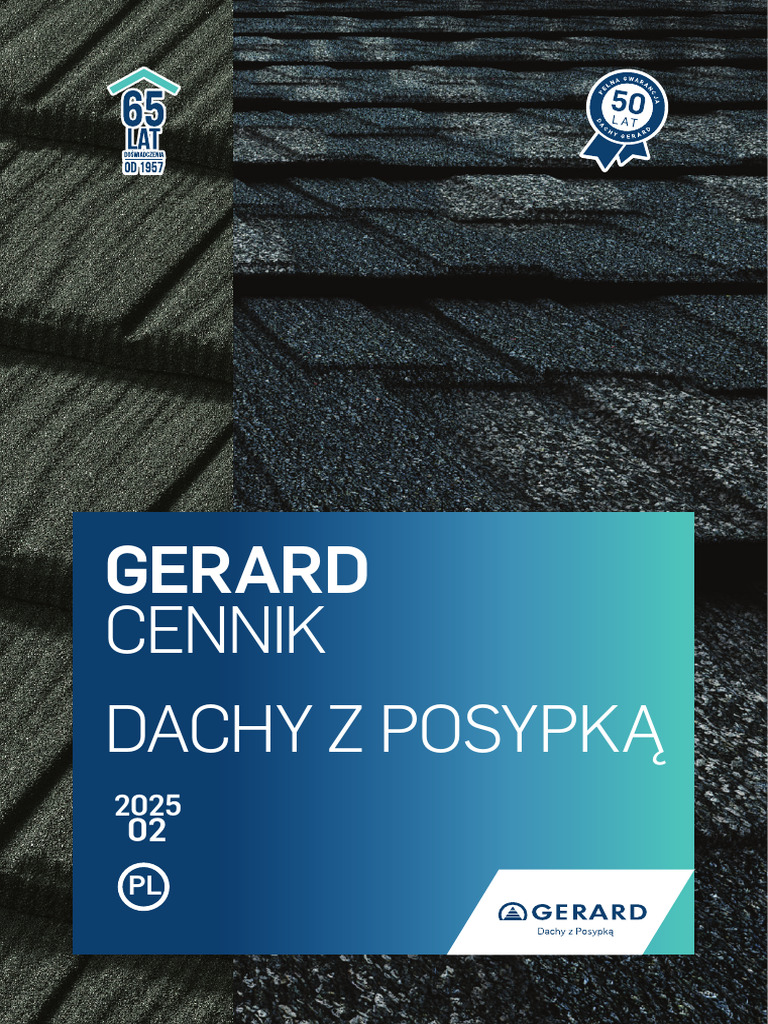 Gerard: Cennik Dachy Z Posypką | PDF