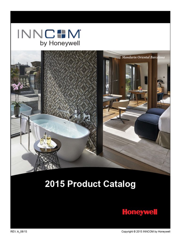 INNCOM 2015 Product Catalog Overview | PDF | Computer Network | Thermostat