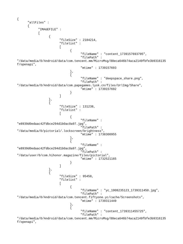 File List and Metadata Overview | PDF | Computing | Computer File