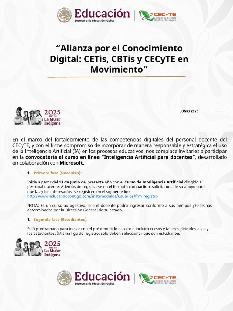 Curso de IA para Docentes 2025 | PDF | Inteligencia artificial ...