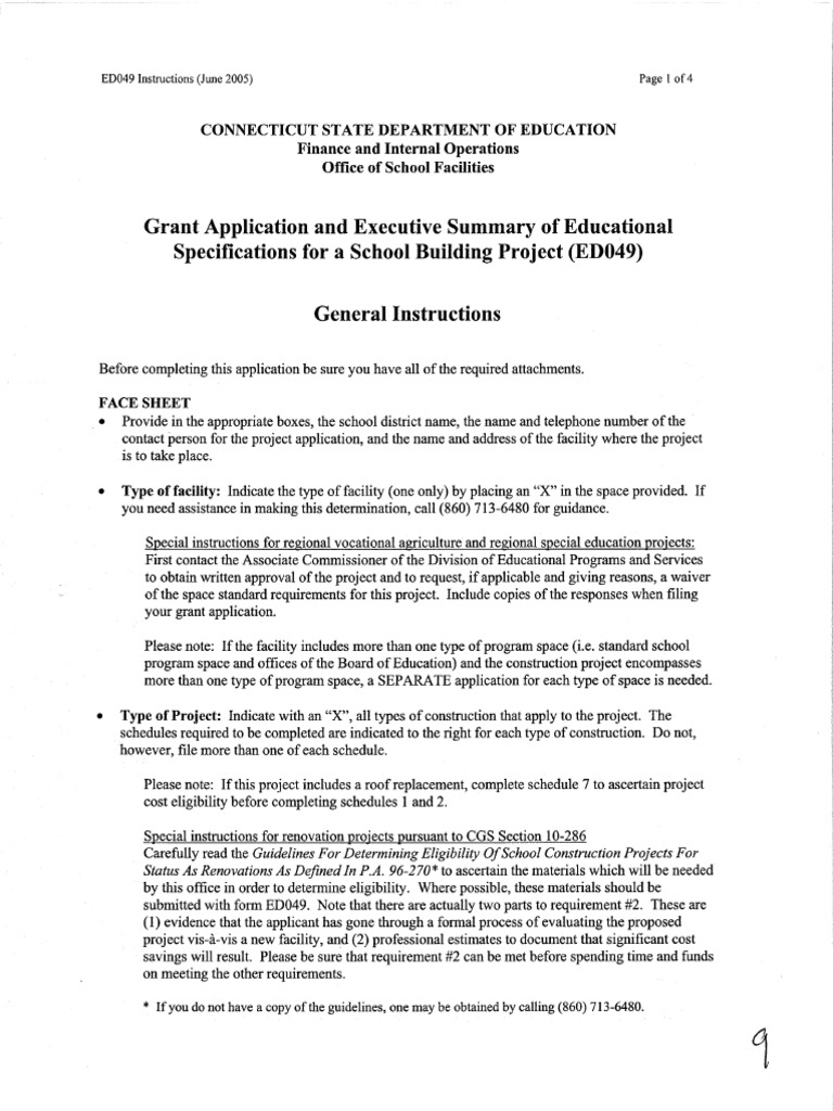 ED049Instructions SDE | PDF