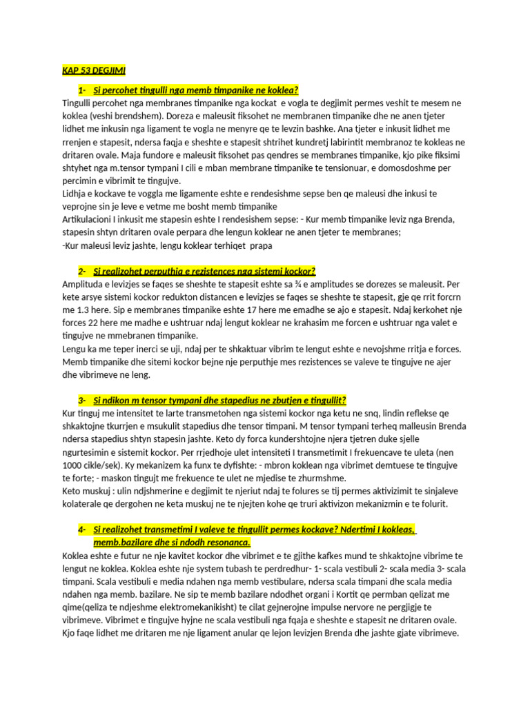 Kap 53 Degjimi | PDF