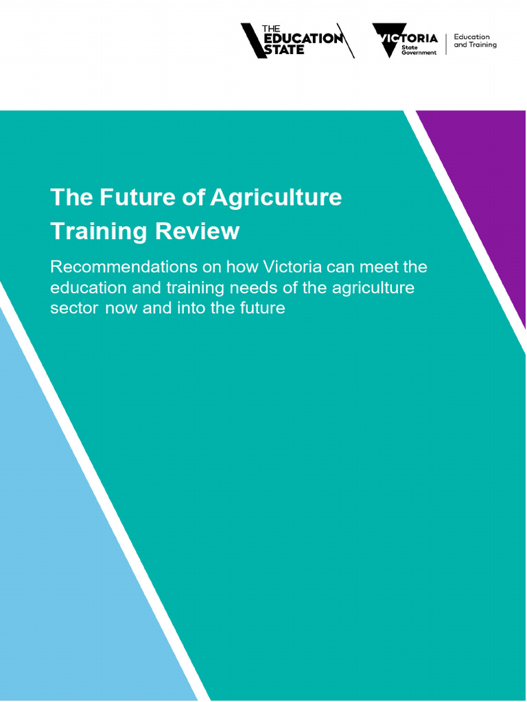 Agriculture Training Review Victoria | PDF | Vocational Education ...