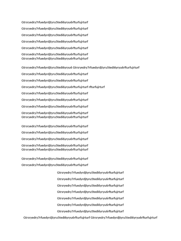 Unique Text Repetition Analysis | PDF