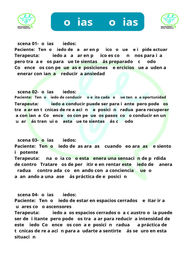 Fobias y Miedos Psicoterapia | PDF | Fobia | Temor
