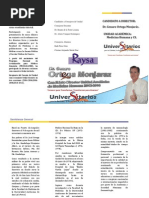 Tríptico Semblanza DR Genaro Monjarás