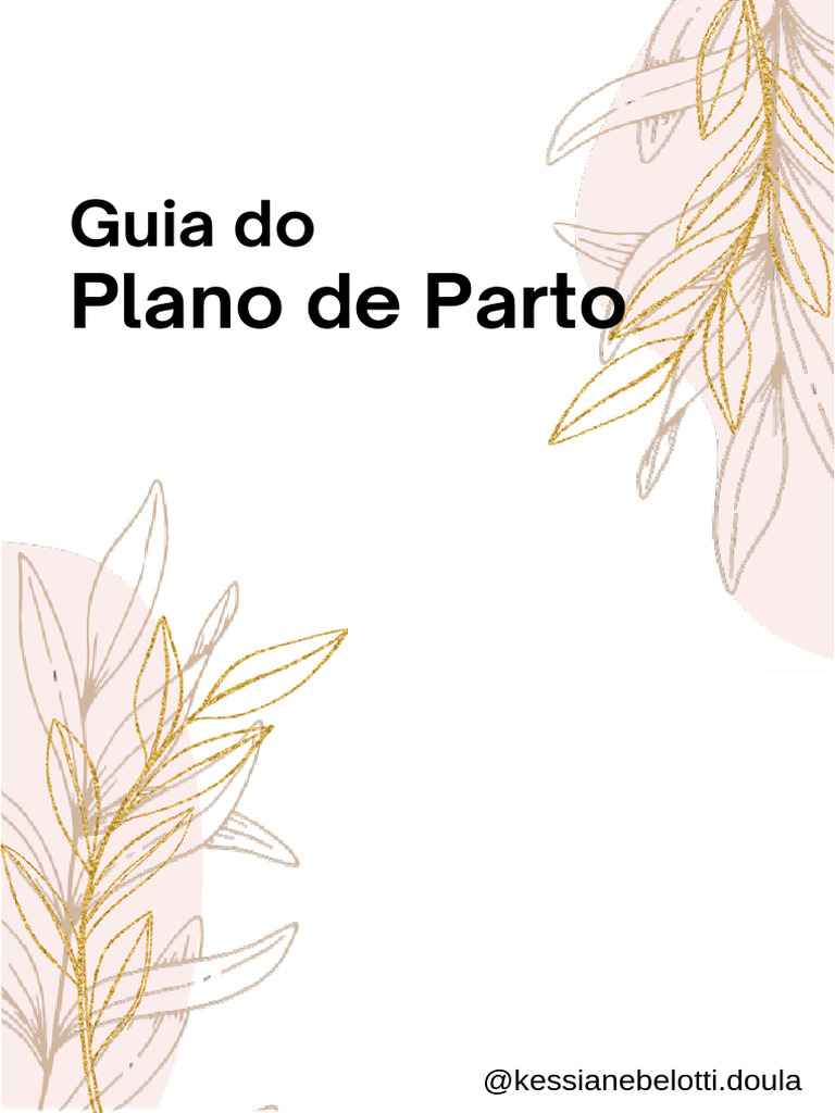 Guia de Plano de Parto - 20240725 - 121215 - 0000 | PDF | Parto | Gravidez