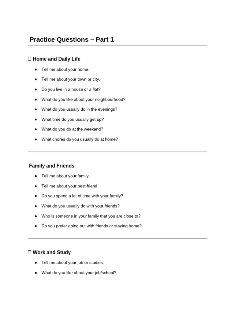 Practice Questions and Answers Guide | PDF
