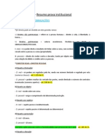 Direito Civil - Resumo Prova Institucional