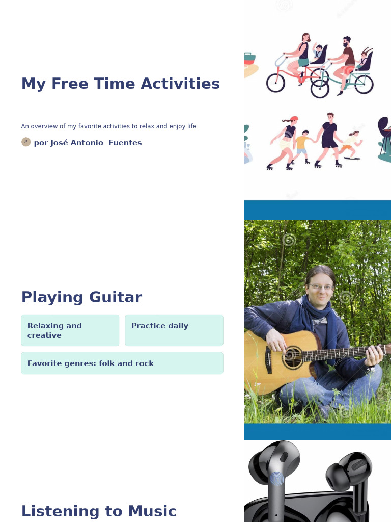 My Free Time Activities | PDF