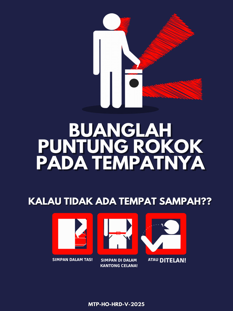Buang Puntung Rokok dengan Benar | PDF