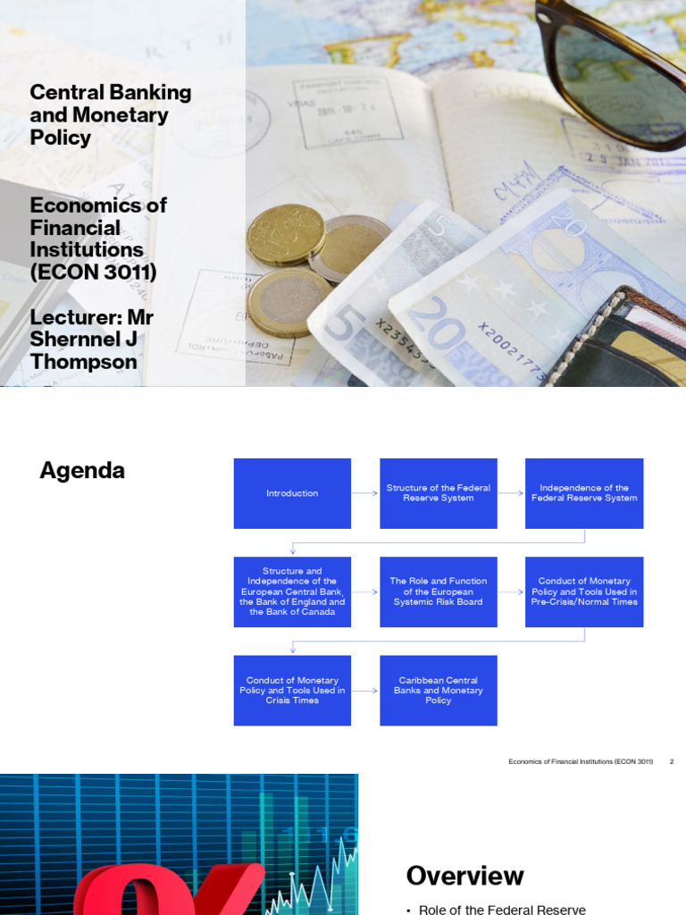 Lecture 4 - Central Banks and Monetary Policy | PDF | Federal Reserve ...