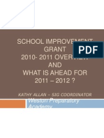 School Improvement Grant Revised Oct 11