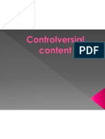 Controlversial Content