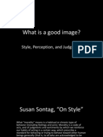 What Is A Good Image?: Style, Perception, and Judgment