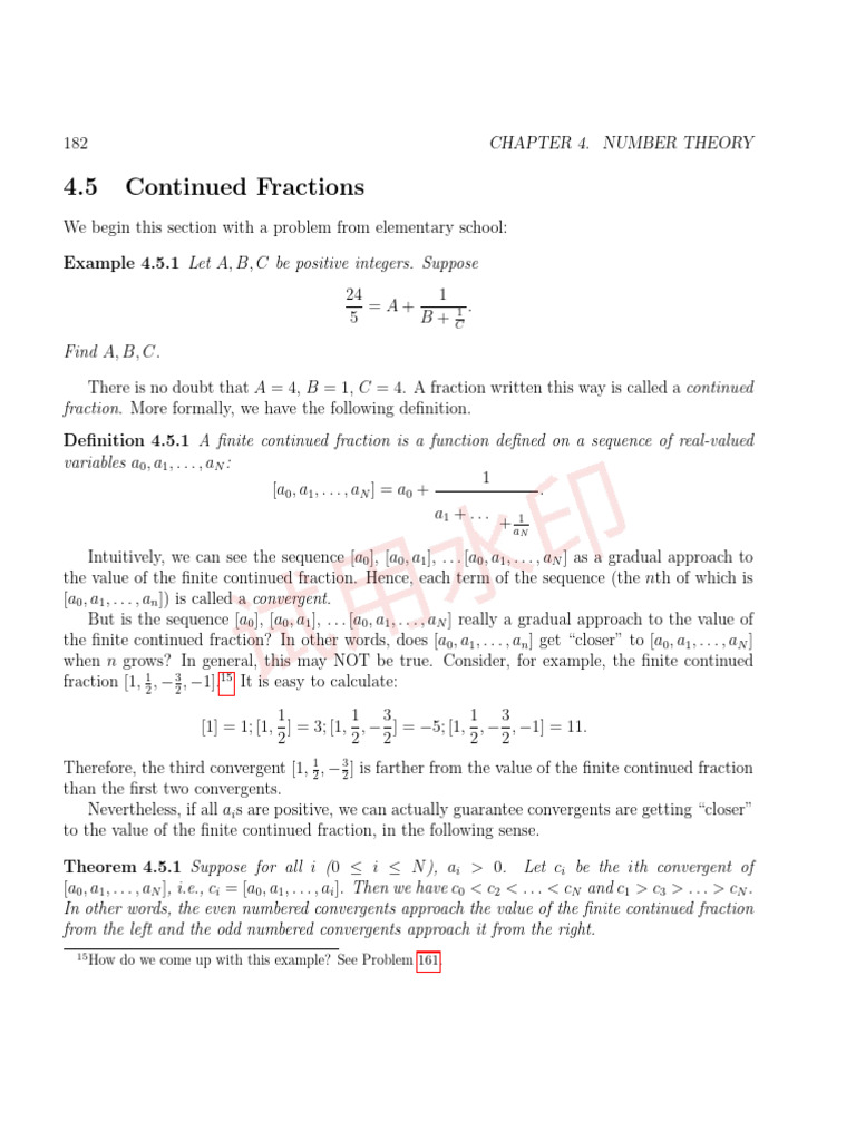 Understanding Continued Fractions | PDF | Numbers | Complex Analysis