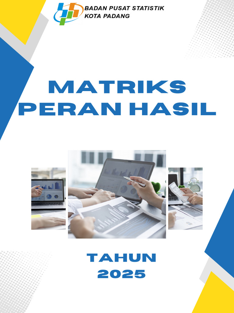 White Blue Yellow Modern Training Module Cover A4 Document | PDF