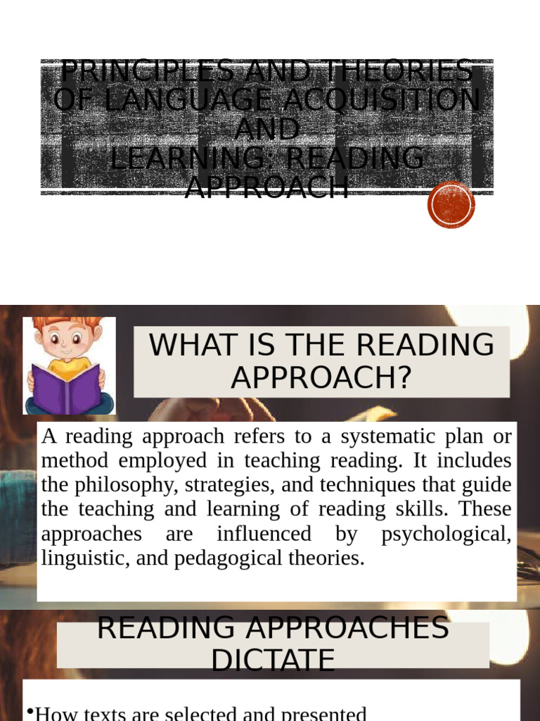 Reading Approach | PDF | Phonics | Reading Comprehension