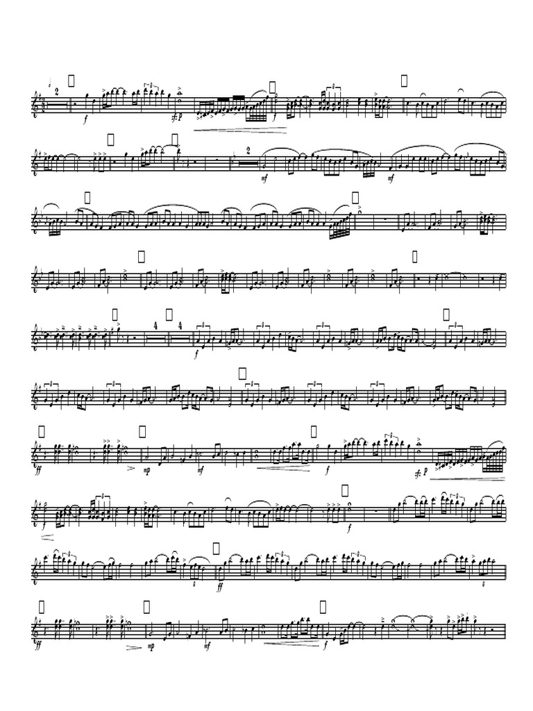 Music Notation and Dynamics Guide | PDF
