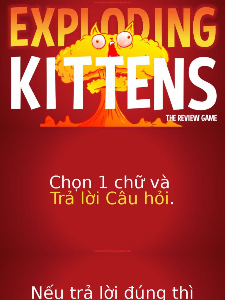 Exploding Kittens - The Review | PDF