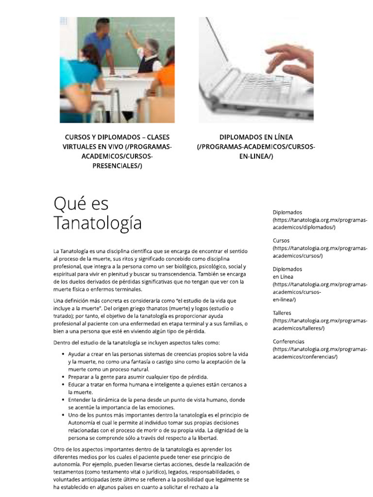 Que Es Tanato | PDF