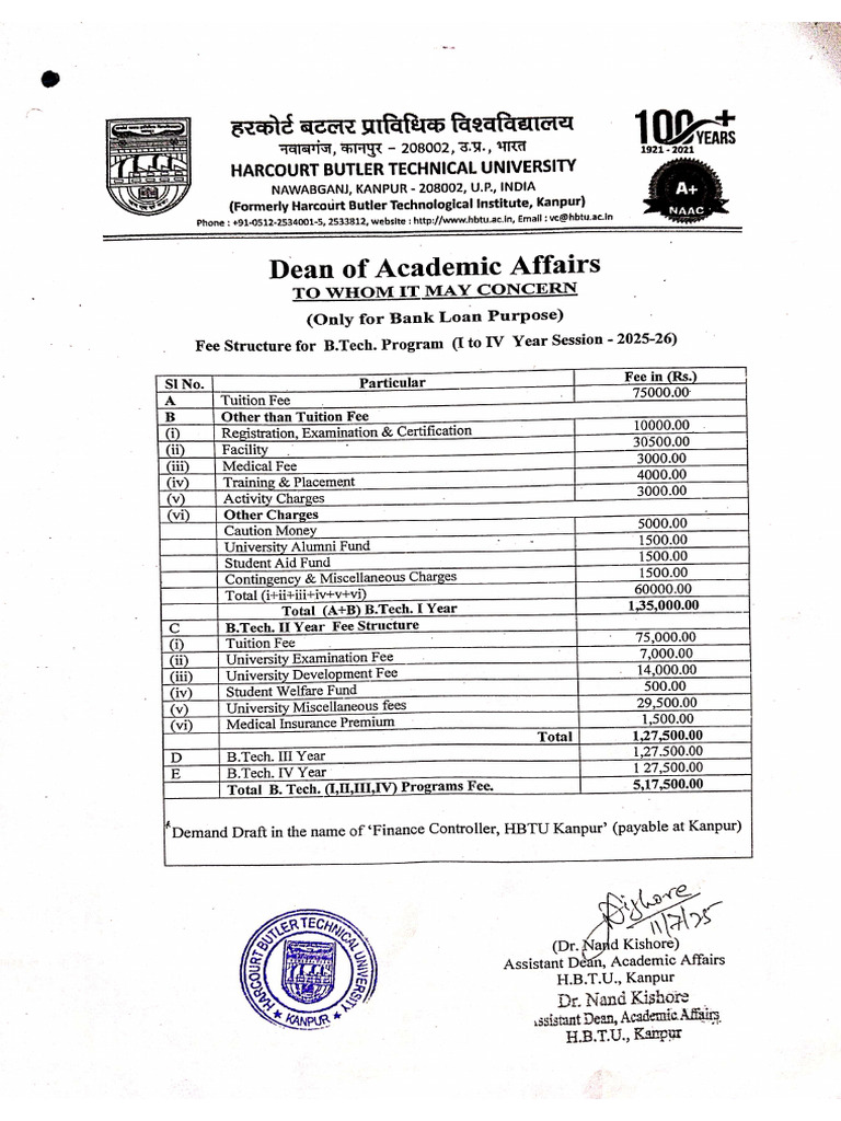 Fee Structure | PDF