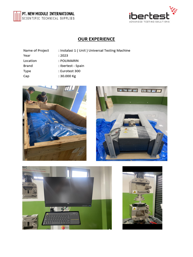 Ibertest Universal Testing Machine 2023 | PDF