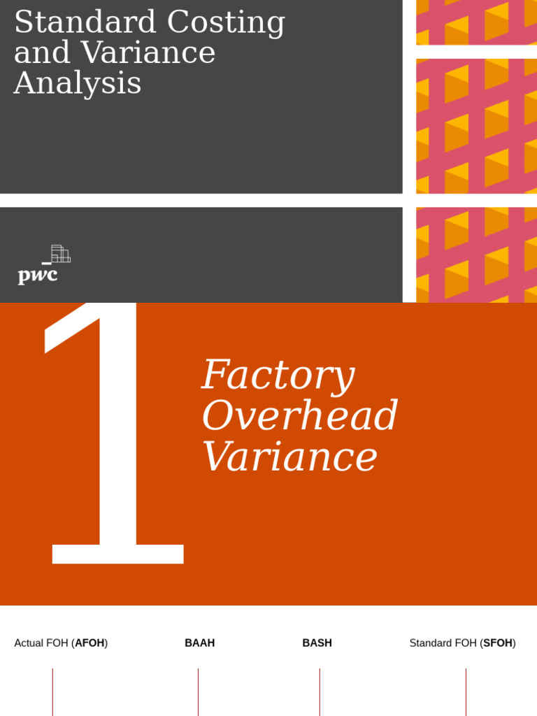Factory Overhead Variance Analysis | PDF | Business | Business Economics