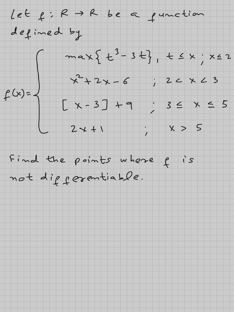 Polynomial Function Differentiability | PDF
