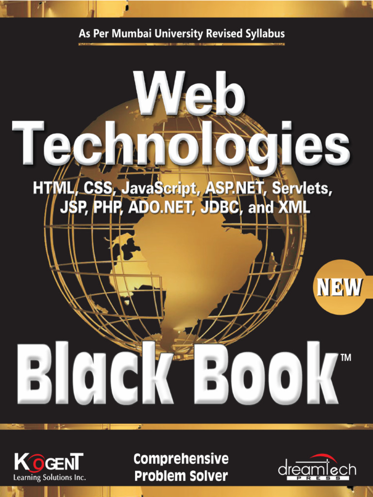 Web Technologies Black Book Overview | PDF | Osi Model | Computer Network
