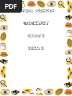 Grade 5 Geography Term 2 Test 2025 | PDF | River | Dam