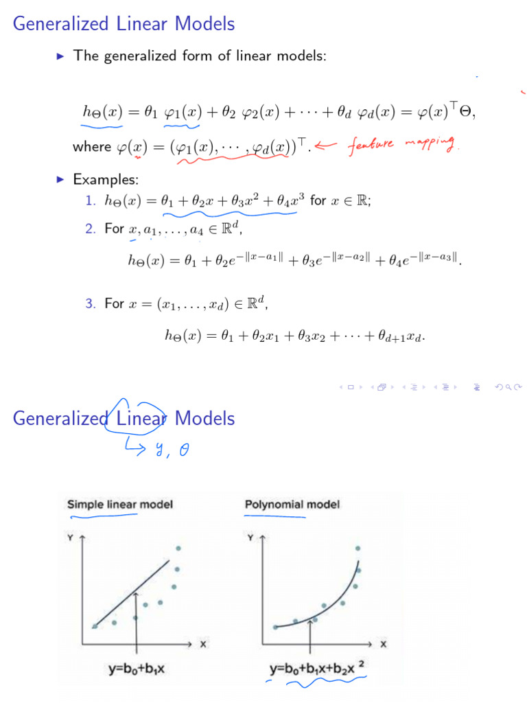 Generalized Linear Models Overview | PDF | Linear Regression | Least ...