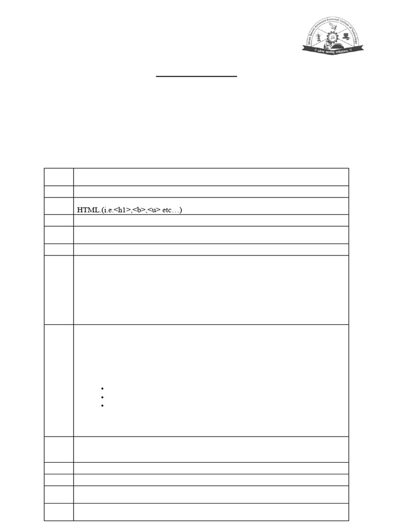 Web Development Practical Experiments | PDF | Java Script | Php