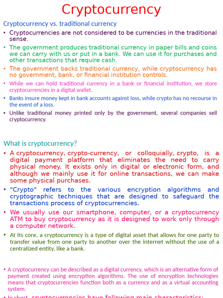 Crypto Currency | PDF | Cryptocurrency | Bitcoin