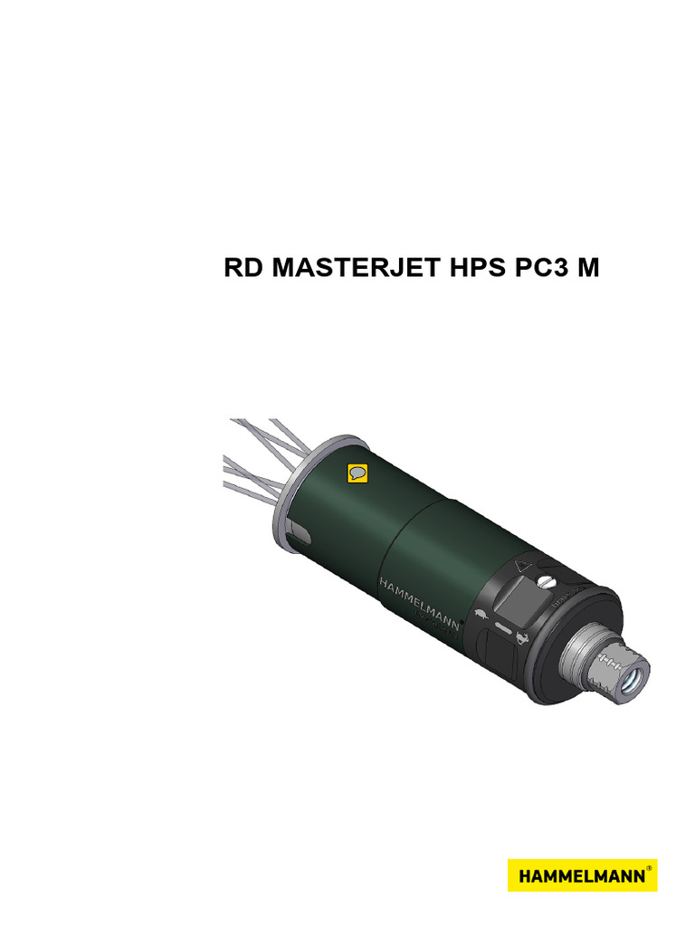 Masterjet Operating Instructions | PDF | Safety | Magnesium