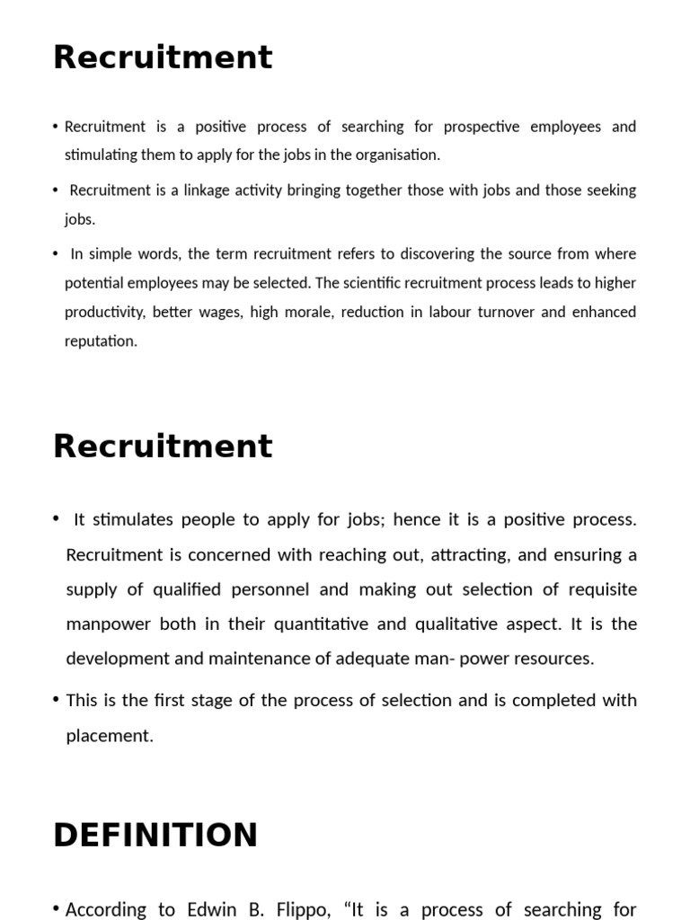 Simplified Guide to Recruitment Process | PDF | Recruitment | Employment