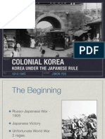 Colonial Korea: Korea Under The Japanese Rule