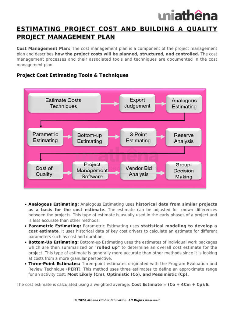 12-Estimating Project Cost and Building A Quality | PDF | Project ...