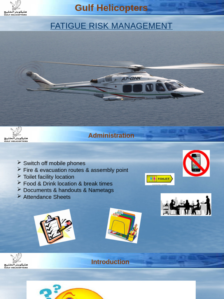 Fatigue Risk Management Training Guide | PDF | Sleep | Sleep Disorder