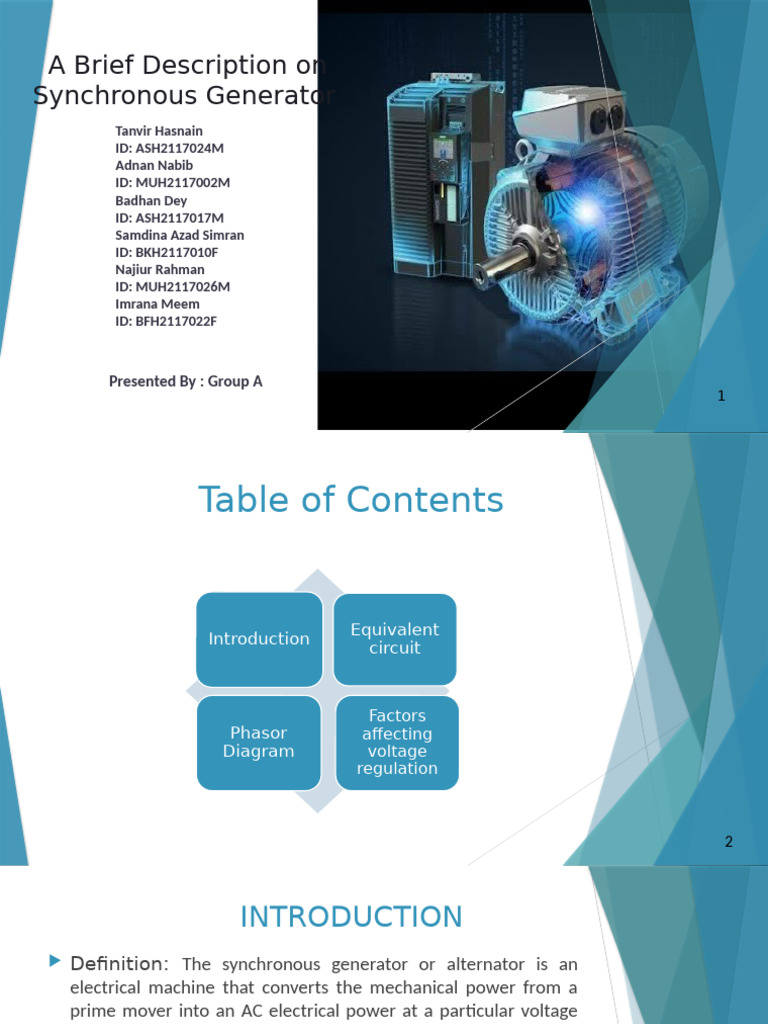 Understanding Synchronous Generators | PDF | Electrical Engineering ...