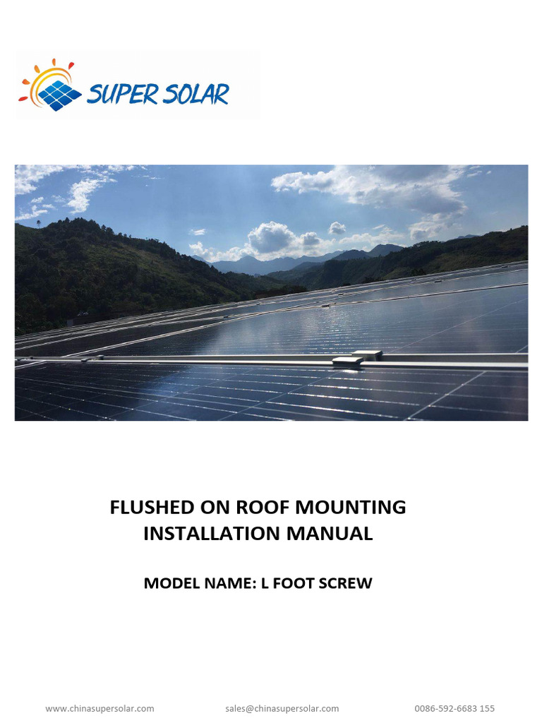 Roof Mounting Installation Guide | PDF