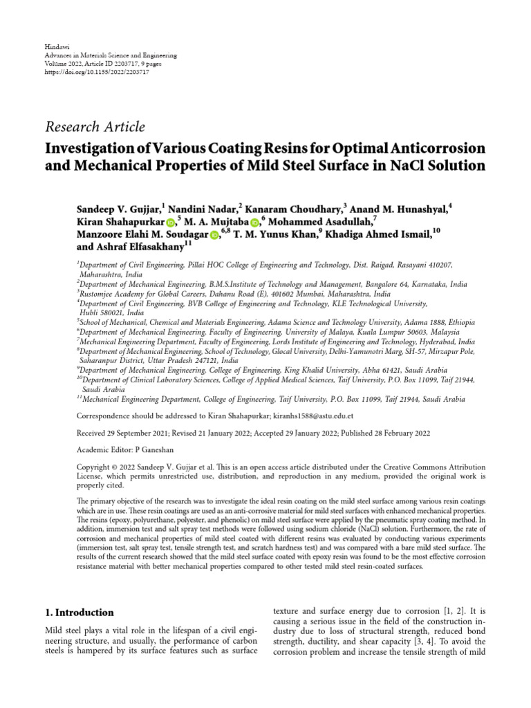 Investigation of Various Coating Resins For Optima | PDF | Epoxy | Coating