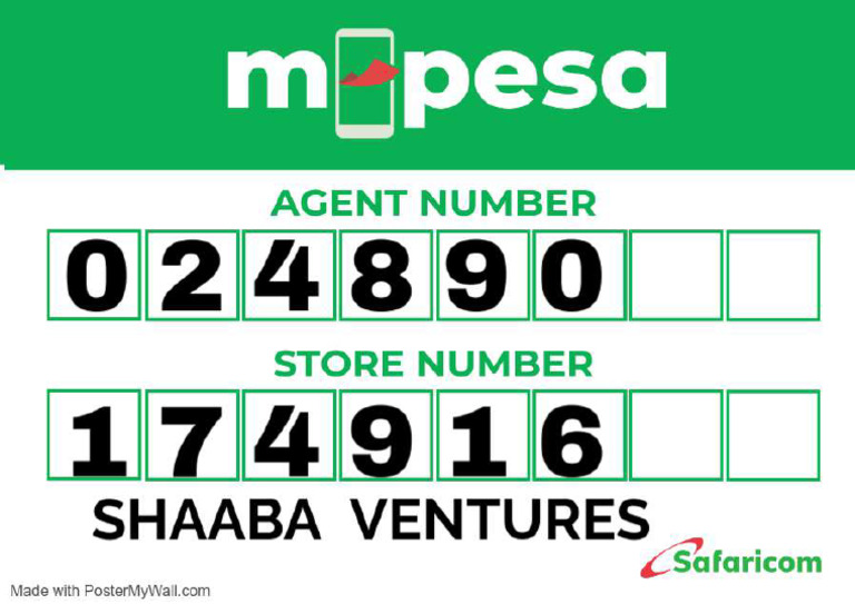 Mpesa Agent - Made With PosterMyWall | PDF