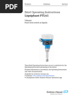Liquiphant FTL31 Operating Manual | PDF | Electrical Connector | Safety