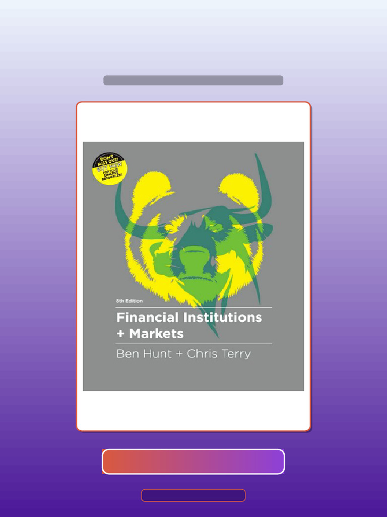 Financial Institutions and Markets 8th Australian Edition Unlocked Test ...