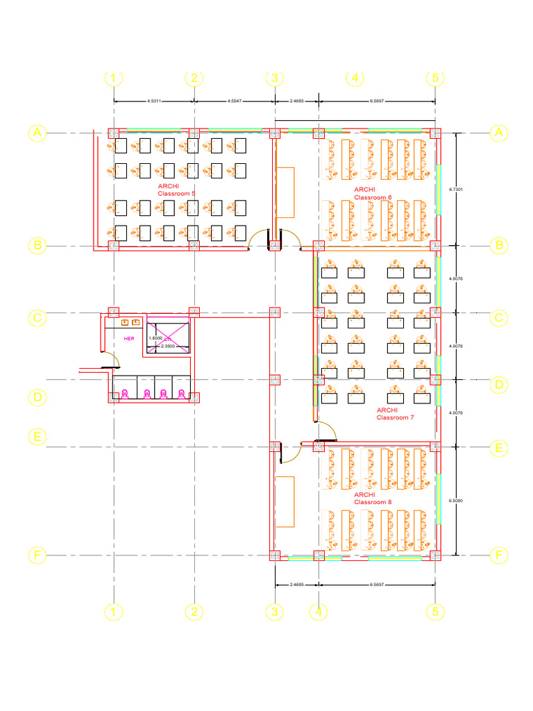 Second Floor Classroom Layout Plan | PDF